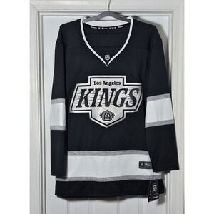 Women's Fanatics Black NHL Los Angeles Kings Home Breakaway Hockey Jersey Sz 2XL